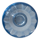 Blue Glass Ashtray Bowl Rosice Mid-Century, Czech Republic, 1970s