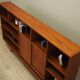 Teak bookcase, Danish design, 1970s, production: Denmark