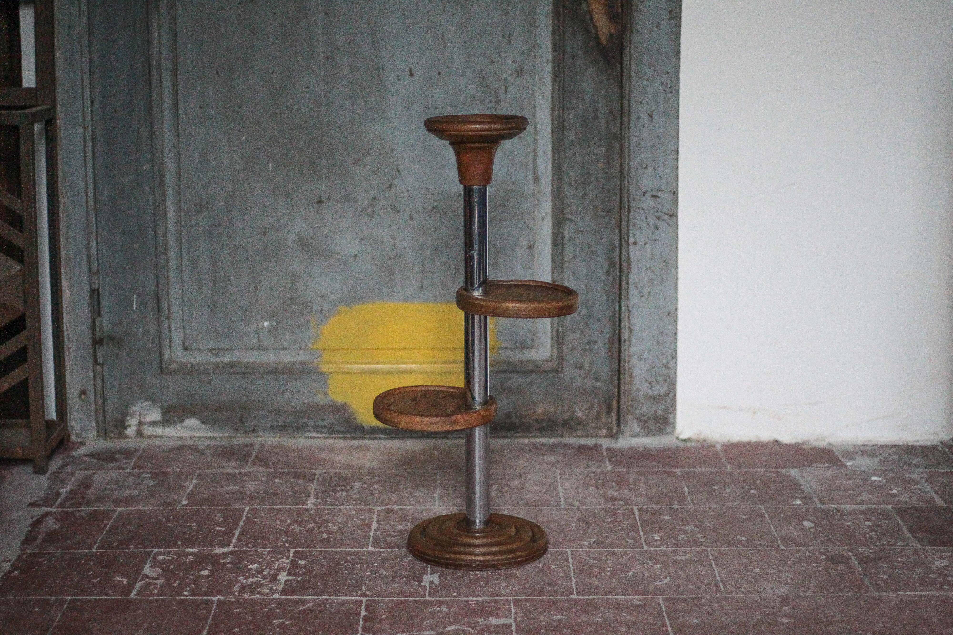 Vintage ashtray, art deco standing ashtray, or side table