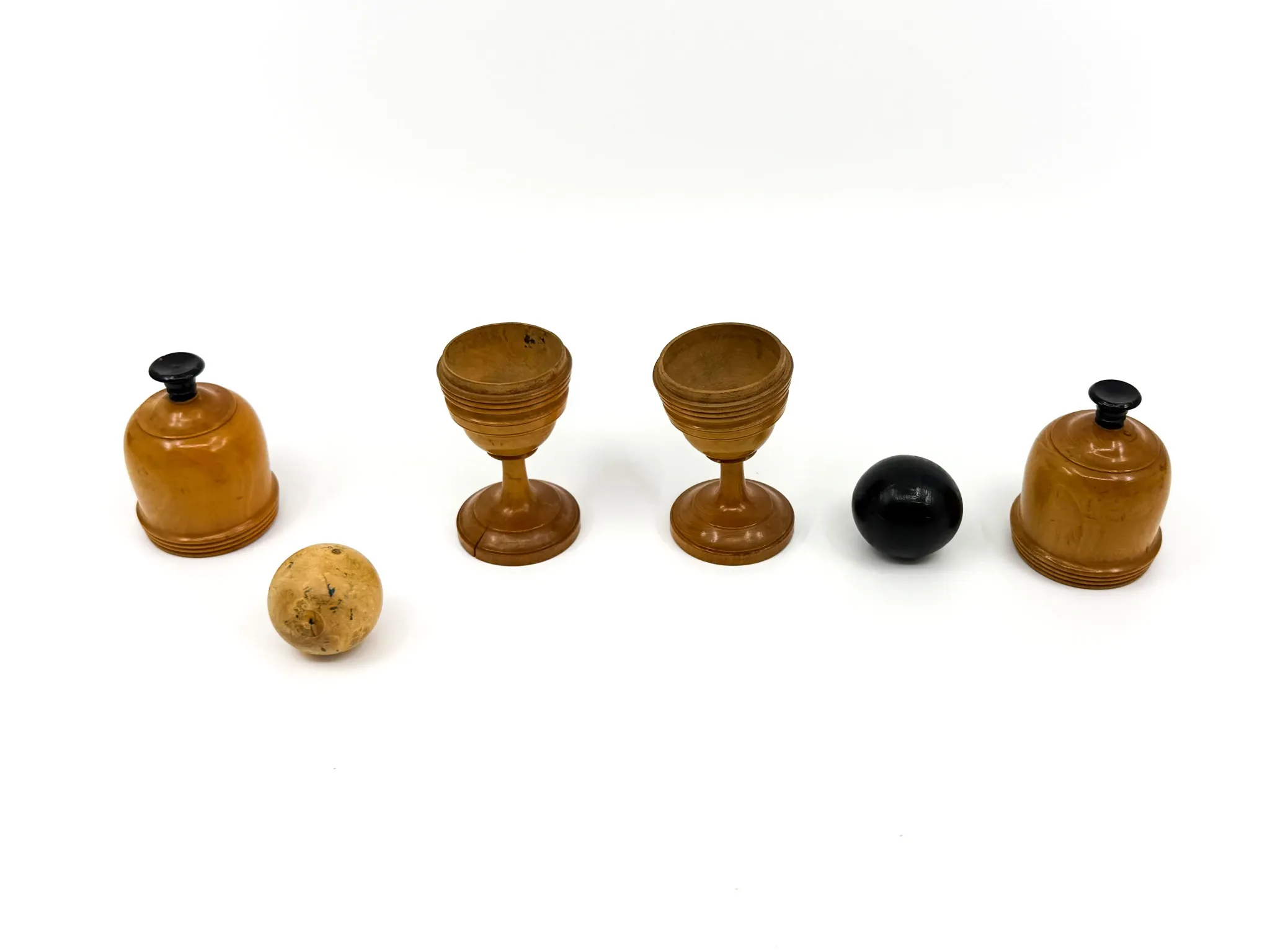 Magic trick vases • Turned boxwood • Napoleon III