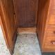 Vintage oak desk 4 drawers