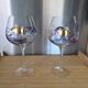 Pair of large tasting glasses / balloon in Paris crystal