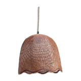 Wicker suspension tulip shape