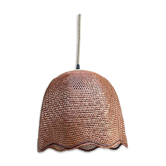 Wicker suspension tulip shape