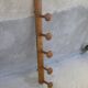 Vintage wall coat rack