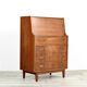 Vintage Midcentury 'Jentique' Danish Style Teak Bureau / Cabinet