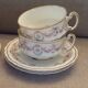 Tea service coffee porcelain Limoges Émile Bourgeois old 19th 20th