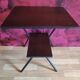 Dark wooden bedsides of the 1950s