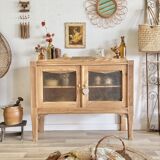 Console vitrée art déco