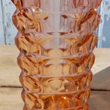 Pink vase, luminarc