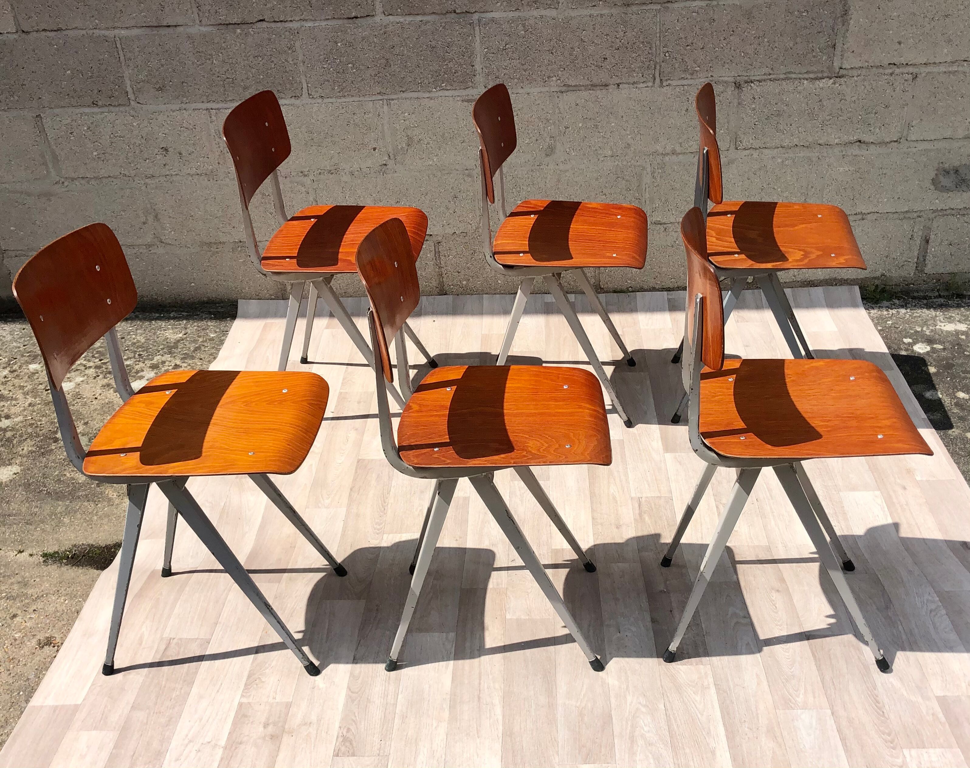 6 vintage chairs Result Friso Kramer