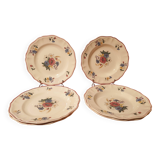 3 flat plates 3 soup plates Agreste Digoin Sarreguemines