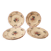 3 assiettes plates 3 assiettes creuses Agreste Digoin Sarreguemines