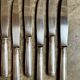 6 Christofle silver-plated knives, "Malmaison" service