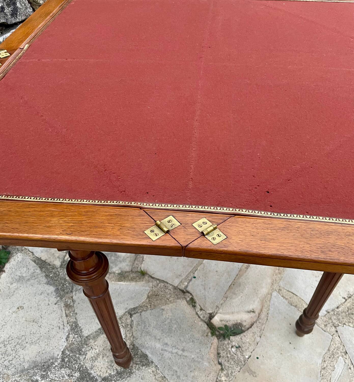 Louis XVI style handkerchief games table