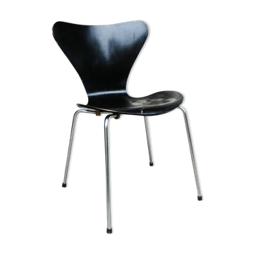 Chaise 3107 série papillon Arne Jacobsen pour Fritz Hansen, 1966