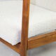 Fauteuil en laine bouclée, années 1970
