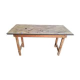 Wooden workshop table