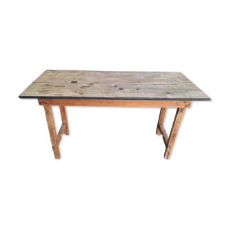 Table d'atelier en bois