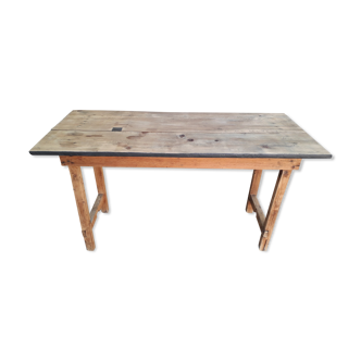 Wooden workshop table