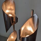 Pair of Space Age Stainless Steel Street Lights - 70s