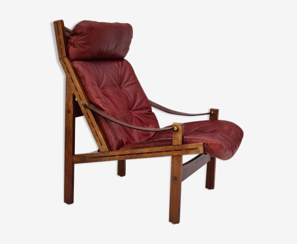 Fauteuil, années 70, teck