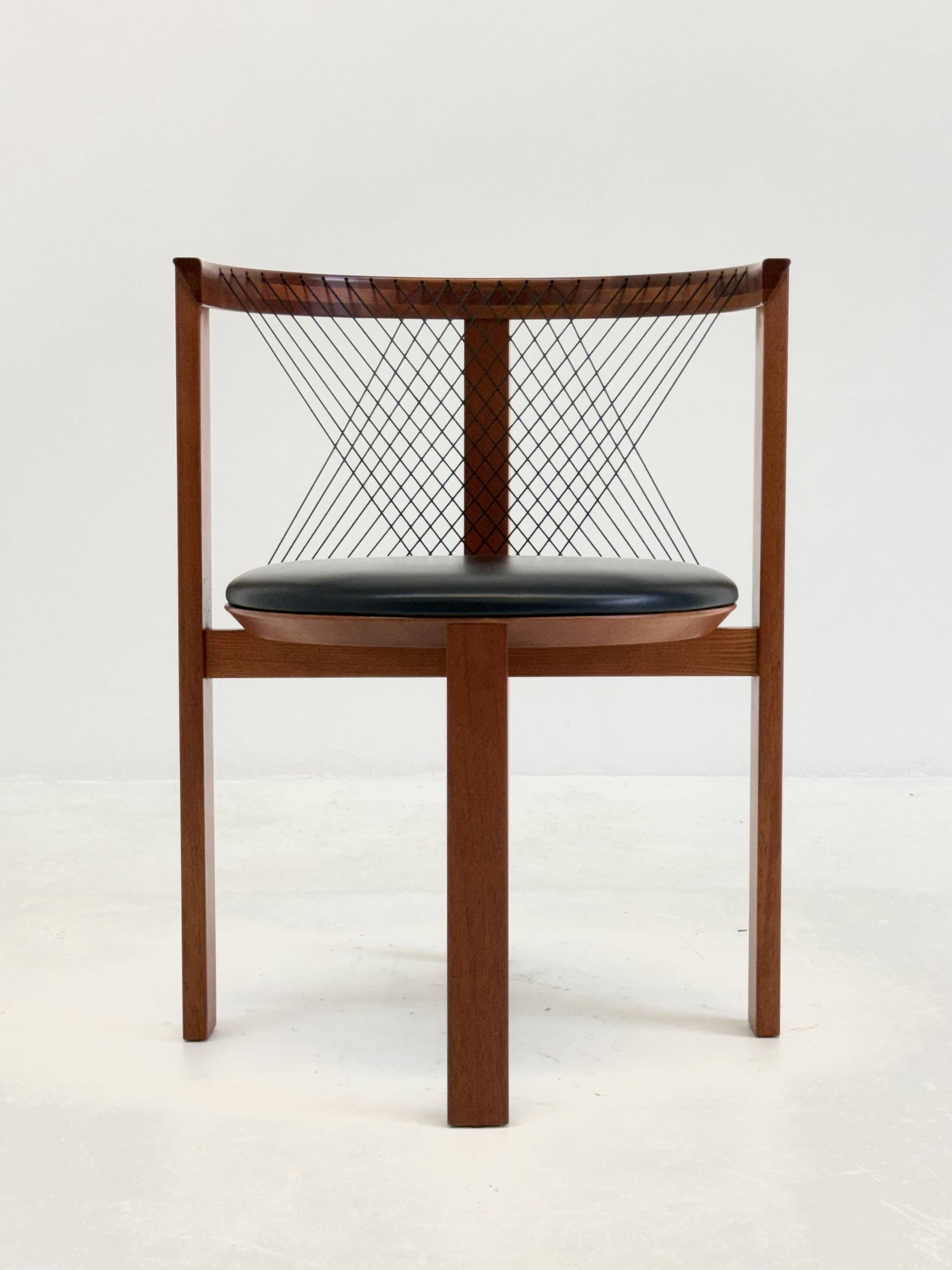 Set of Tranekær String chairs by Niels Jørgen Haugesen