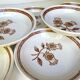Vintage stoneware soup plates