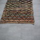 Tapis berbère boucharouite vintage 190x90 cm