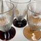 Old glasses on foot aperitif