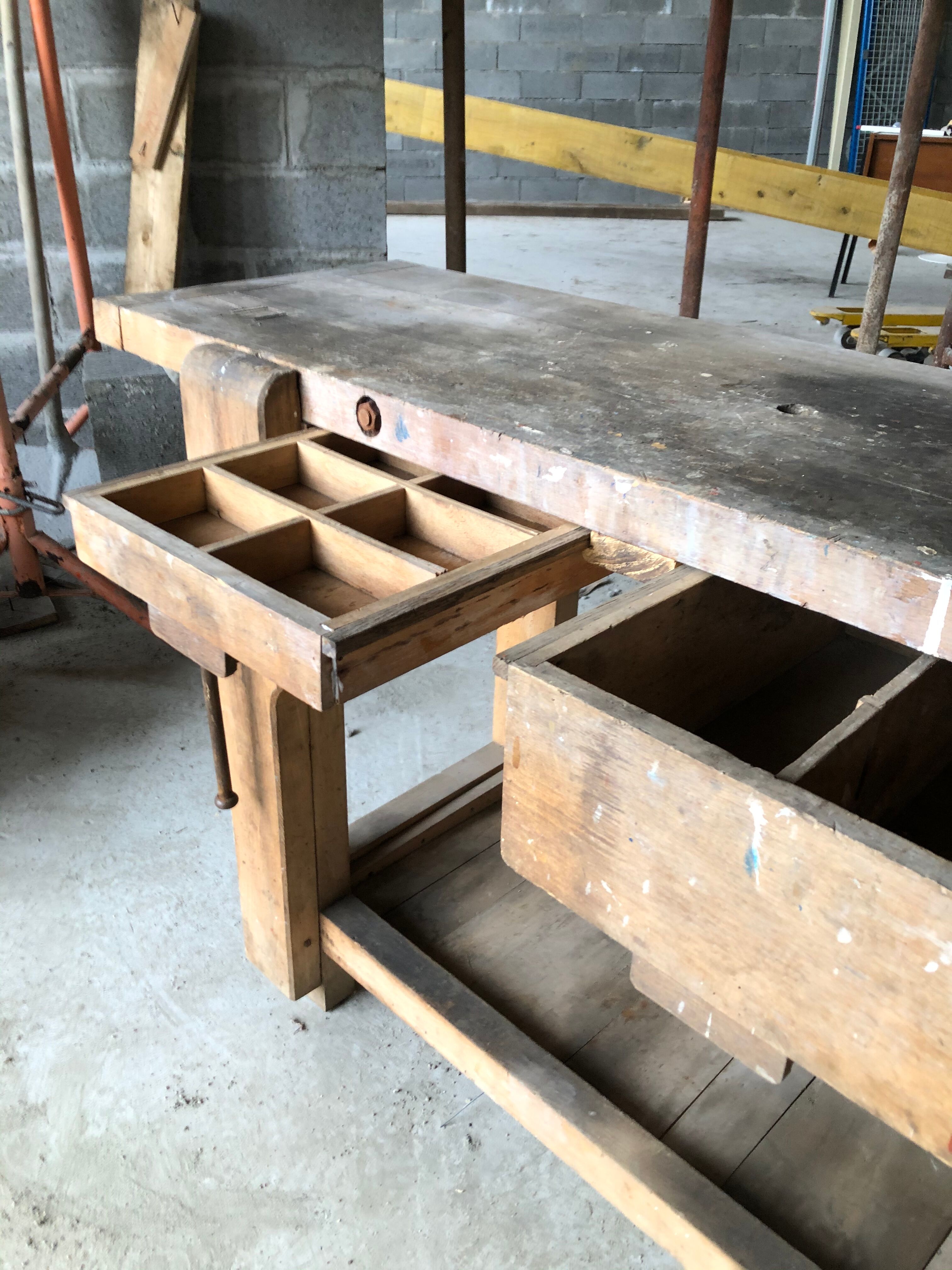 Vintage workbench 1950