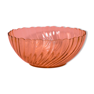 Pink salad bowl Arcoroc
