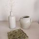 Vintage cast iron underside, green enamel, country house decoration, kitchen