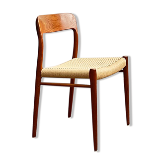 Chaise par Niels O. Møller pour J.L. Moller, modèle 75, Danemark