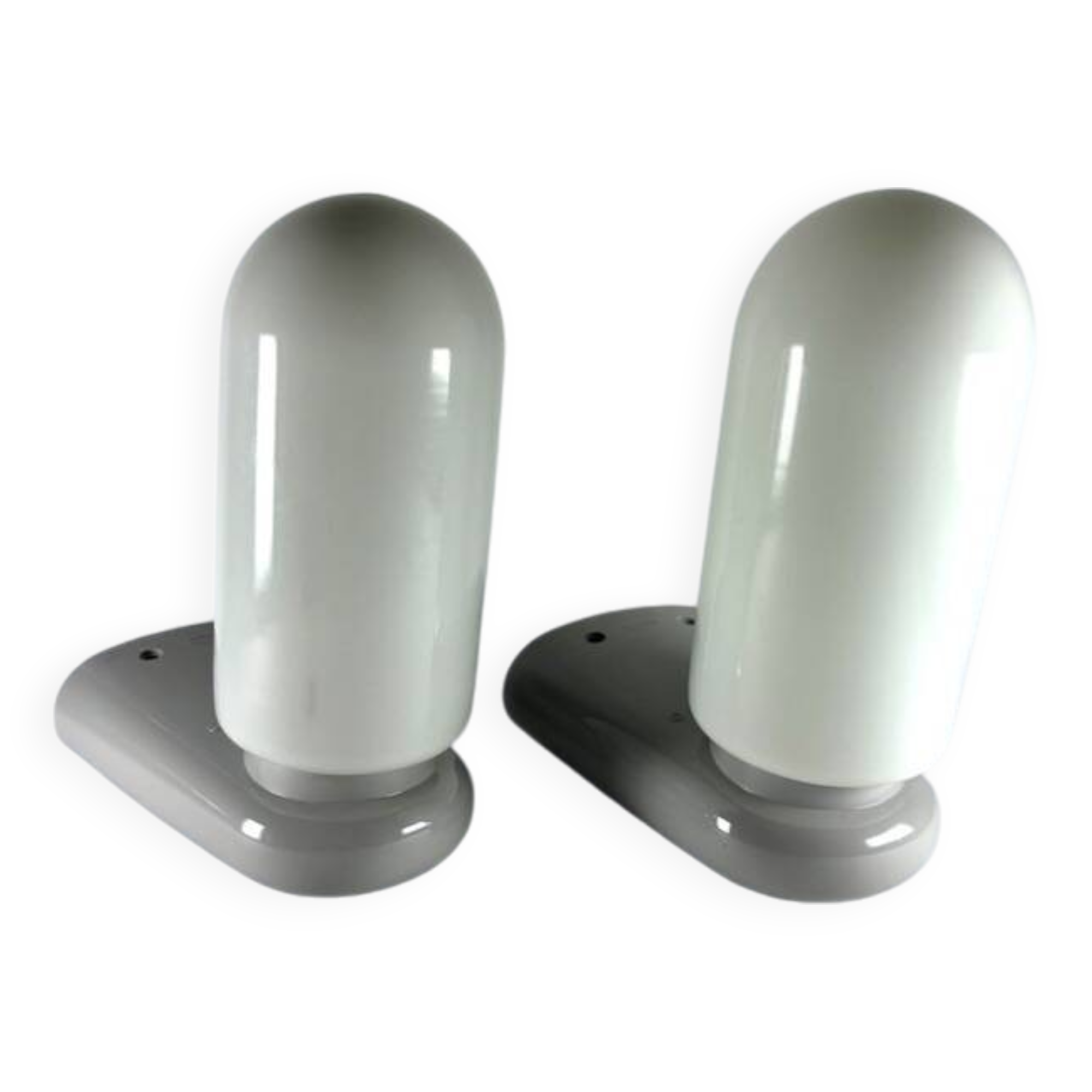 Dietsche grey wall lights Germany Bathroom 1980 x2