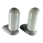Dietsche grey wall lights Germany Bathroom 1980 x2