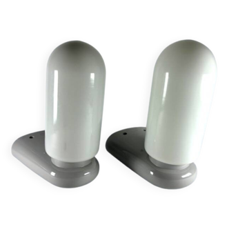 Dietsche grey wall lights Germany Bathroom 1980 x2