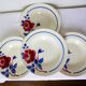 4 vintage deep plates from K&G Luneville model Chantal 220516