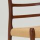 Set of 8 'Model no. 82' dining chairs