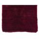 Solid Maroon Red Minimalist Turkish Tulu Rug, 100% Wool
