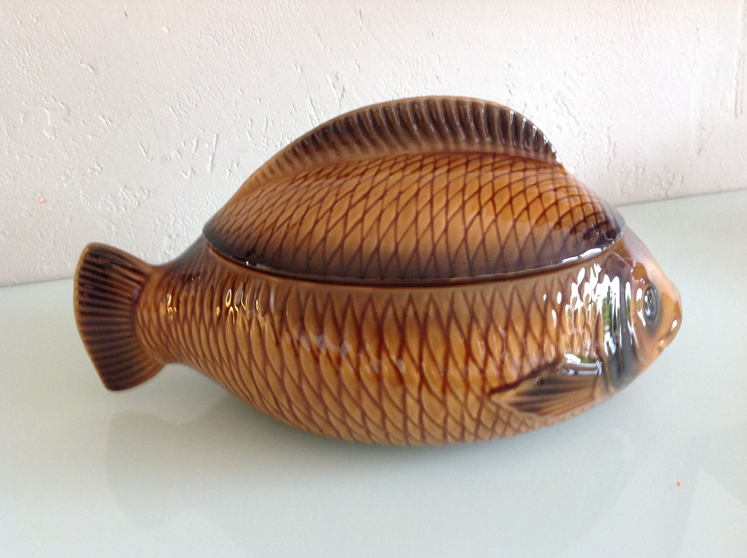 Soupiere fish in Sarreguemines 60/70