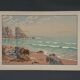 Lithographie par Henri Rivière "Les Aspects de la Nature - La Mer"