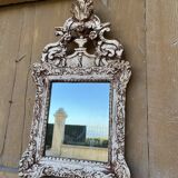 Miroir bois sculpté