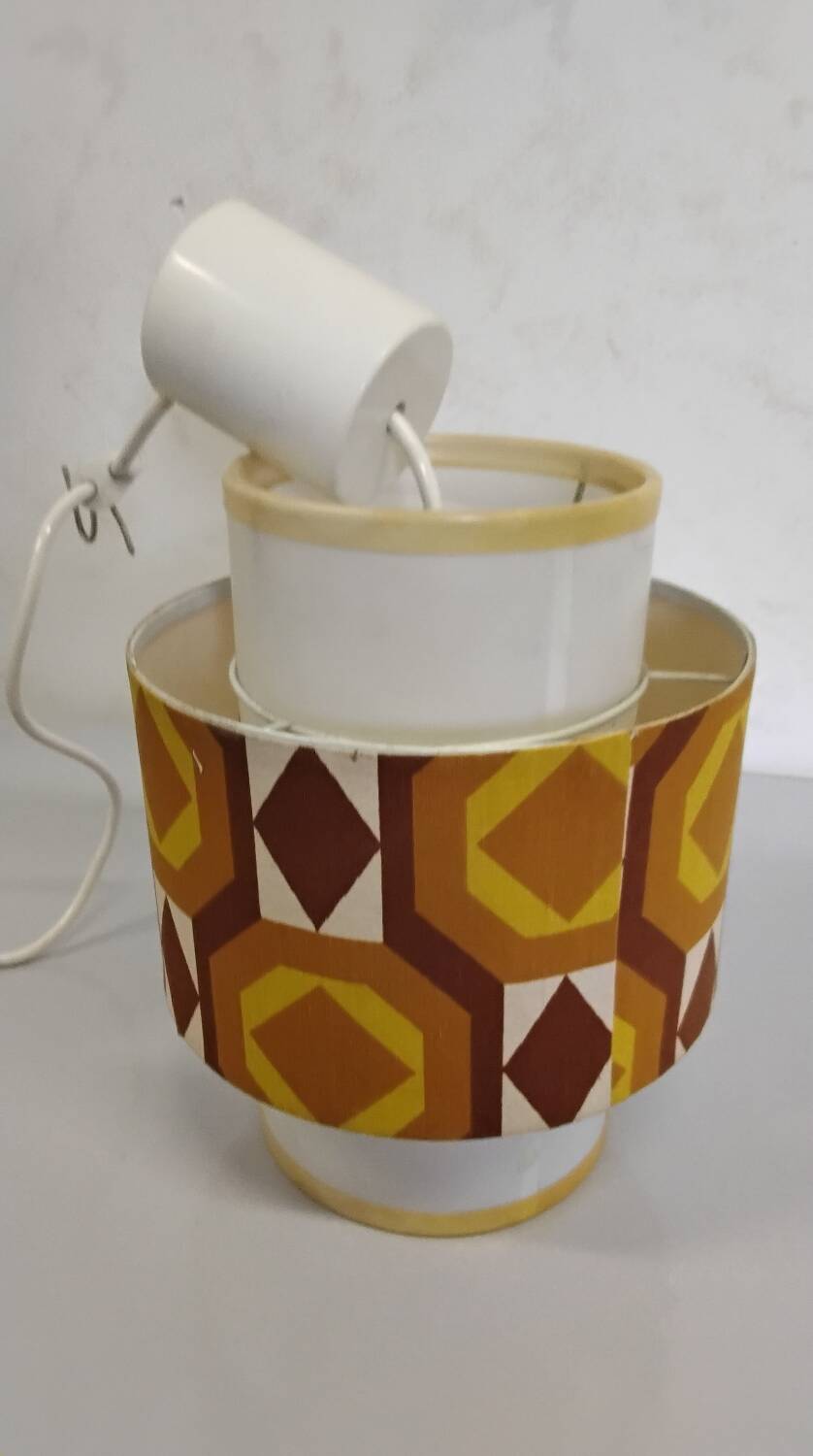 Pair of vintage 1970s chandeliers/pendant lights