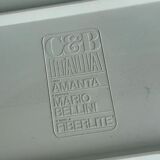 Ensemble canapé/fauteuil modulable Amanta de Mario Bellini pour C&B Italia, coloris marron foncé