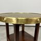 Secession coffee table with a brass top