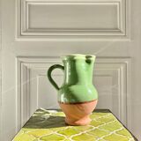 Pitcher jug in glazed terracotta