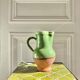 Pitcher jug in glazed terracotta