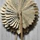 Eventail of handcrafted on the island of Sao Tomé. Material: bamboo