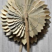 Eventail of handcrafted on the island of Sao Tomé. Material: bamboo